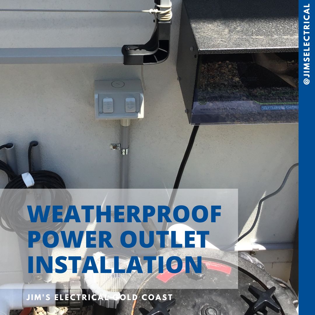 Weatherproof Power Outlet Installation